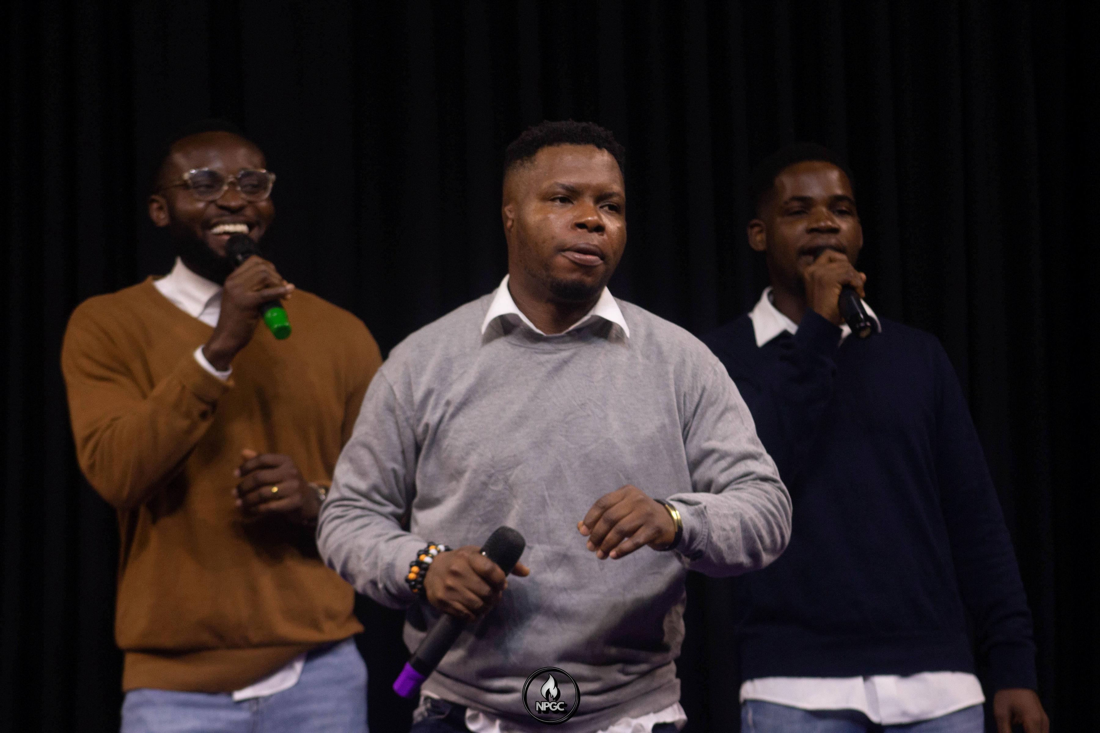 A moment of prayer at NPGC